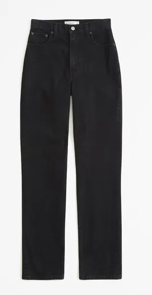Abercrombie Curve Love Ultra High Rise 90s Straight Jean thumbnail 1