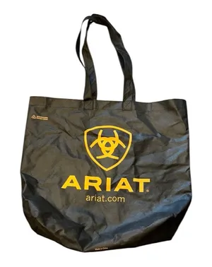 Ariat large Black Tote with Gold Logo thumbnail 1