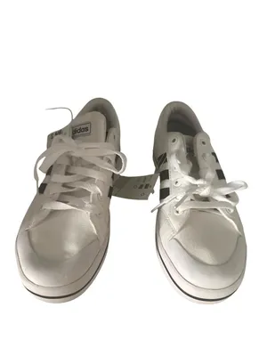 Adidas Size 7.5 Lace Up Athletic Running Sneakers Women White NEW thumbnail 8