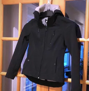 Ladies Warm Winter Hooded Coat | Jacket Black Size XS thumbnail 1