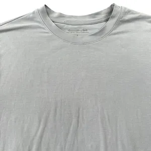 Abercrombie & Fitch AF Modal Blend‎ Collection Grey Short Sleeve Crew Neck Tee thumbnail 4