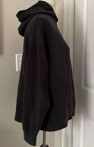 Used / Worn Simple Black Urban Outfitters Black Hoodie thumbnail 2