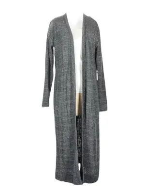 Free People FP Beach ☀︎︎ Bicoastal Open Duster Long Cardi ☀︎︎ Charcoal ☀︎︎ Small thumbnail 4