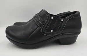 Abeo 24/7 Carina Slip On Slip Resistant Shoes Black Women's Size 7.5 Work Clogs thumbnail 2