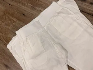Allen Allen Linen Pants white  thumbnail 4