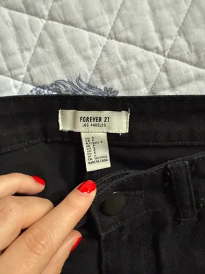 Forever 21 Black Denim Skirt thumbnail 3