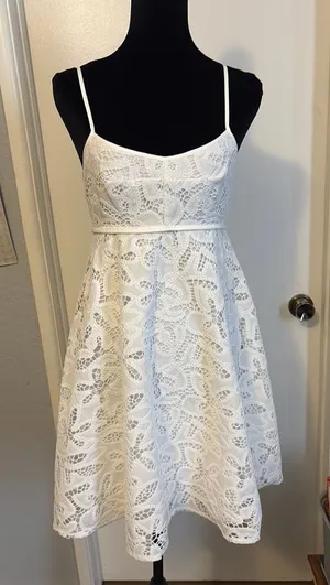 Heyson eyelet dress White thumbnail 1