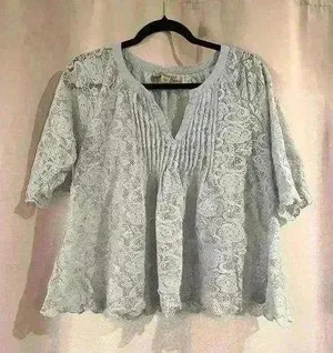 American Vintage Women’s Baby Blue Blouse thumbnail 1