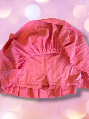Bloom Seasons Pink Mini Pleated Golf Tennis Skort Skirt Large Activewear Juniors thumbnail 2