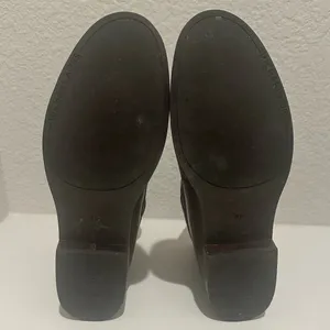 MICHAEL Michael Kors Arley Moto Buckled Ankle Boots Size 8 Dark Brown Leather thumbnail 7