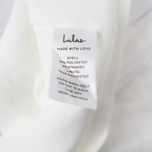 Lulus Effortlessly Sensational Maxi Dress Womens L White Satin Backless Back Zip thumbnail 3
