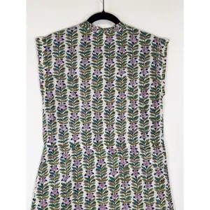 Perry Walker Womens Dress Green Floral Mini Cap Sleeve A Line Boho 1 US Small thumbnail 9