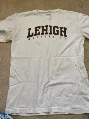 Lehigh University Tshirt White Size L thumbnail 1