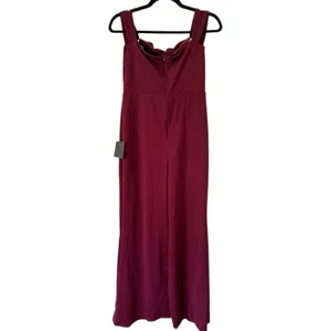 NWT Lulus Off The Shoulder Burgundy Maxi Dress Size Large thumbnail 2