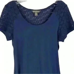 Tommy Bahama Women's Navy Blue Lace Dress‎ Swim Coverup Size Small thumbnail 12