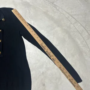 Ralph Lauren SZ S Black Cotton Sgt Peppers Nautical Crest Pullover Sweater thumbnail 7