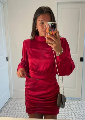 Red Two Piece Set thumbnail 4