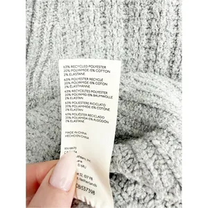 Free People Colorado 1/2 Zip Pullover Sweater Women's S‎ Gray Cozy thumbnail 6