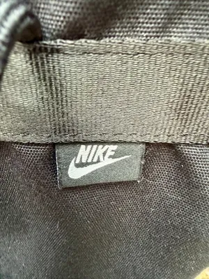 Nike Black Backpack with Front Pocket and Adjustable Straps thumbnail 5