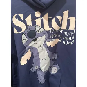 Disney Stitch State of Mind Blue Full Zip Jacket Hoodie M thumbnail 5
