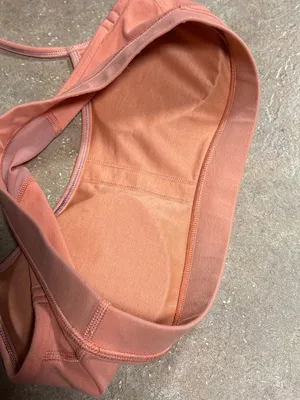 EXCELLENT Lululemon Flow Y Sports Yoga Bra Pop Orange Activewear 10 M thumbnail 7
