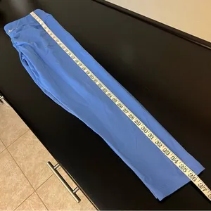 Ryderwear scrunch bottom full length leggings periwinkle blue sz XL thumbnail 8