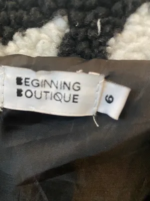 Beginning Boutique Zebra Coat thumbnail 6