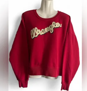 Wrangler Retro Red Crewneck thumbnail 1