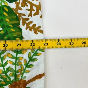 NWOT Farm Rio Linen Tropical Forest Off-White Mini Dress Size S thumbnail 13
