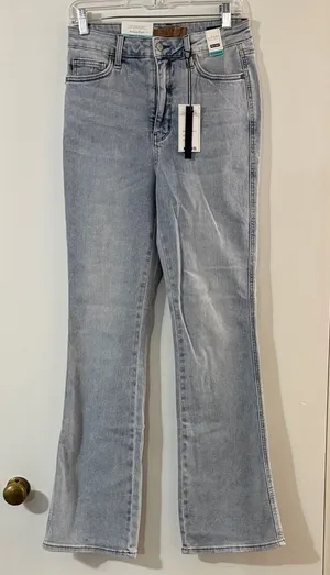 Judy Blue Light Wash Wide Leg Jeans - Pale Blue thumbnail 1