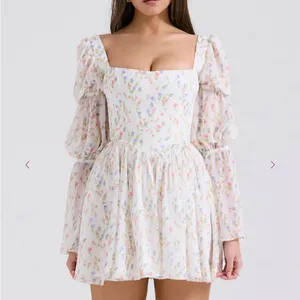 House of CB Floral Long Sleeve Dress thumbnail 2
