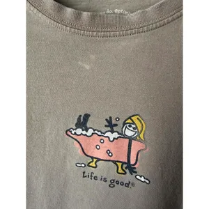 Life is Good Women's Long Sleeve Graphic Tee, Medium thumbnail 2