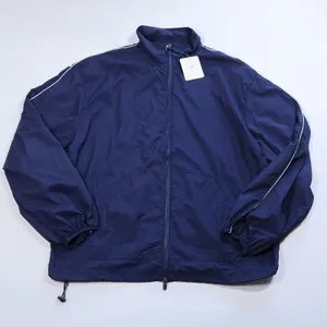 Fabletics Oversized Windbreaker Womens Medium Deep Navy Full Zip Nylon Coat NWT thumbnail 1