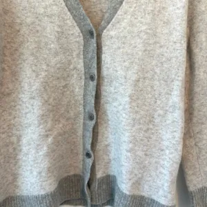 Athleta Women's Grey Westlake Merino Wool Blend Cardigan‎ Sweater Size Small thumbnail 5