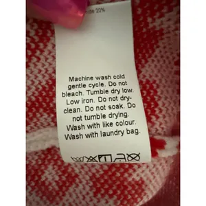 A New Day Apres Crew Neck Graphic Pullover Sweater Red Size Medium thumbnail 11