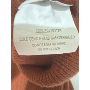 Petal + Pup Knit Sweater Midi Dress Size 2 Rust Terracotta V Neck Long Sleeve thumbnail 15