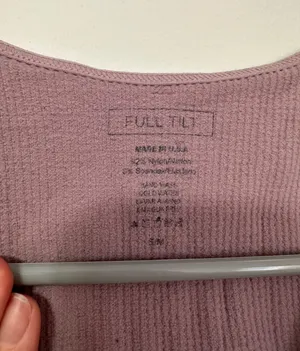 Tilly's Muave V Neck Tank thumbnail 3