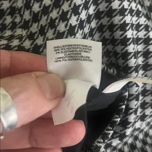 Anne Klein Belted Monochrome Houndstooth Sheath Dress thumbnail 4