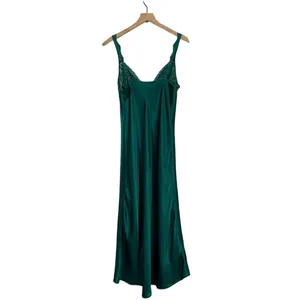 Victoria’s Secret Gold Label Lace Satin Gown - Green - Large thumbnail 6