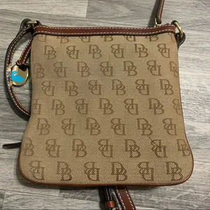 Dooney & Bourke Leather and Canvas Crossbody Signature/Logo Purse thumbnail 13