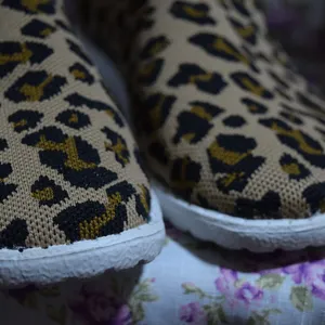 Gypsy Jazz Leopard Print Slip-On Canvas Sneakers/Loafers, sz 10 thumbnail 2