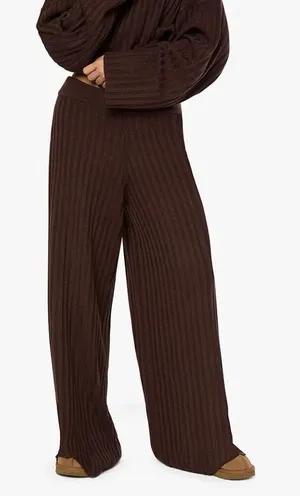 WeWoreWhat Revolve lounge pants brown medium thumbnail 1