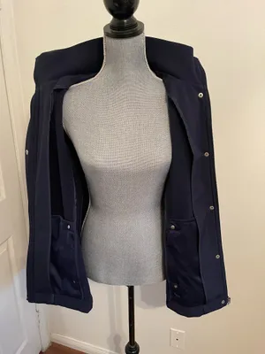 Ralph Lauren Navy Quilted Utility Jacket. Size M thumbnail 14