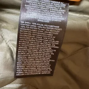 THE NORTH FACE Olive Quilted Down Jacket thumbnail 9