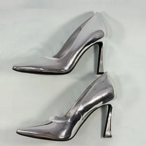 INC‎ International Concepts Size-6.5 M Womens Metallic Silver Heels thumbnail 9