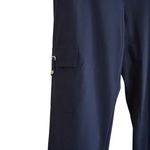 Zenergy Chicos‎ Medium Navy Blue Lightweight Cargo Pants Regular Stretch Casual thumbnail 3