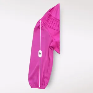 Calvin Klein Pink Pleated Chiffon 3/4 Sleeves V-Neck Short Dress‎ Size 4 thumbnail 7