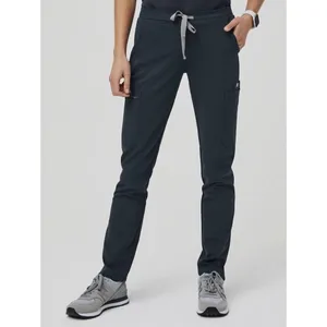 Figs Women's Yola High-Waisted Slim Scrub Pant In Dark Harbor Size XS/P thumbnail 2