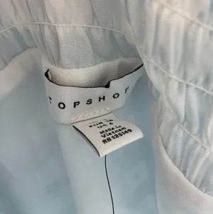 NWT Topshop Light Blue Gingham Check Midi Skirt Size 8 thumbnail 4