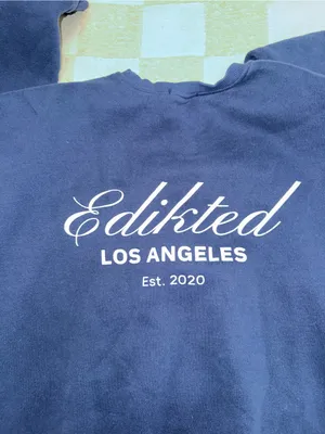 Edikted Navy Blue Crewneck‎ Sweatshirt size s thumbnail 5